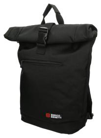 Enrico Benetti Amsterdam Notebook Backpack Black batoh