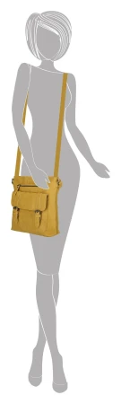 Enrico Benetti Amy 66704 okrová crossbody kabelka