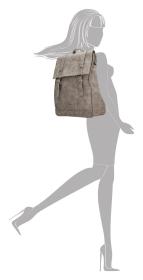 Enrico Benetti Amy Tablet Backpack Medium Taupe taška