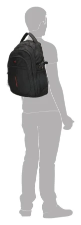 Enrico Benetti Cornell 15[34] Notebook Backpack Black batoh