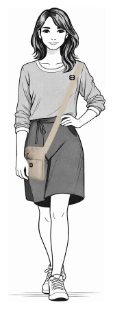 Enrico Benetti Cornell 47194 béžová crossbody kabelka