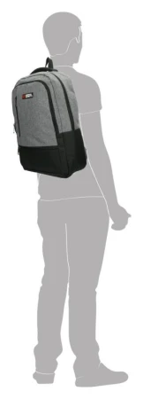 Enrico Benetti Hamburg 15[34] Notebook Backpack Light Grey batoh