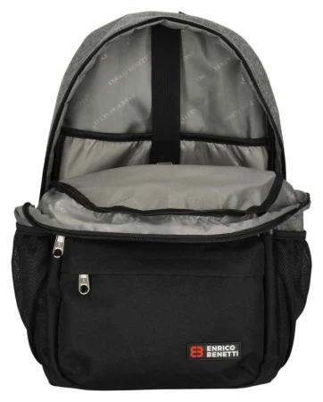 Enrico Benetti Hamburg 23l Notebook Backpack Light Grey batoh