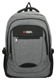 Enrico Benetti Hamburg Notebook Backpack 35,5 l Light Grey batoh