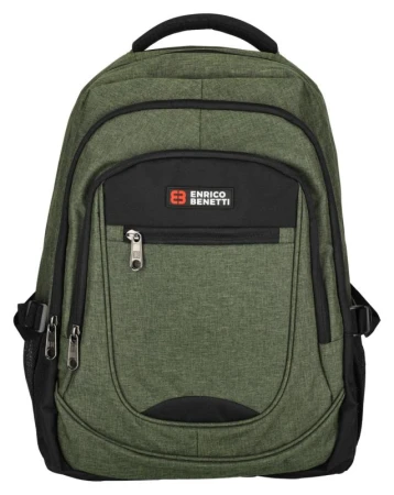Enrico Benetti Hamburg Notebook Backpack 35,5 l Olive batoh