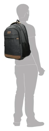 Enrico Benetti München 17[34] Notebook Backpack Grey batoh