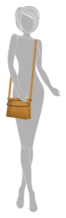 Enrico Benetti Nouméa 66657 okrová crossbody kabelka