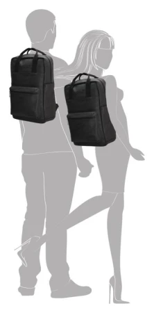 Enrico Benetti Rotterdam 13[34] Notebook Backpack Black batoh