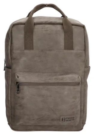 Enrico Benetti Rotterdam 13" Notebook Backpack Medium Taupe batoh