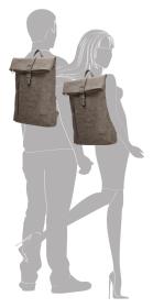 Enrico Benetti Rotterdam 15[34] Notebook Backpack 15 l Medium Taupe batoh