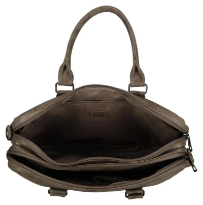 Enrico Benetti Rotterdam 15[34] Notebook Bag Medium Taupe taška