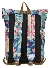 Enrico Benetti Santiago 15[34] Notebook Backpack Dark Blue Floral batoh