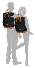 Enrico Benetti Santiago 17[34] Notebook Backpack 19 l Black batoh