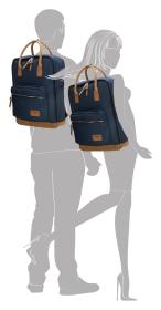 Enrico Benetti Santiago 17[34] Notebook Backpack 19 l Blue batoh