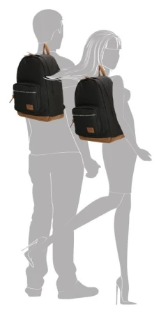 Enrico Benetti Santiago Notebook Backpack 22 l Black batoh