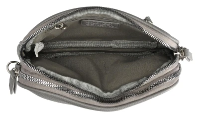 Enrico Benetti Sarah 66714 šedá crossbody kabelka