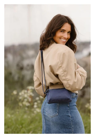 Enrico Benetti Zoë 66919 indigová crossbody kabelka