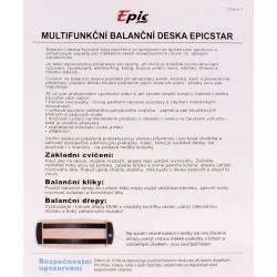 Epicstar Wood Marble multifunkční balanční deska