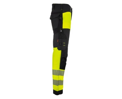 Bennon EREBOS žluté pánské pracovní kalhoty třídy 1 HI-VIS