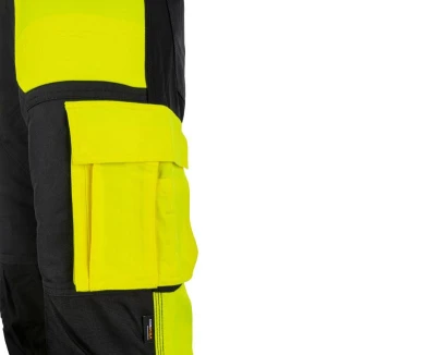 Bennon EREBOS žluté pánské pracovní kalhoty třídy 1 HI-VIS