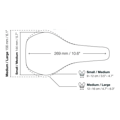 Ergon Sedlo Sm Comp Men Černá -s/m