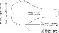 ERGON SR Allroad Comp Women M/L černé sedlo