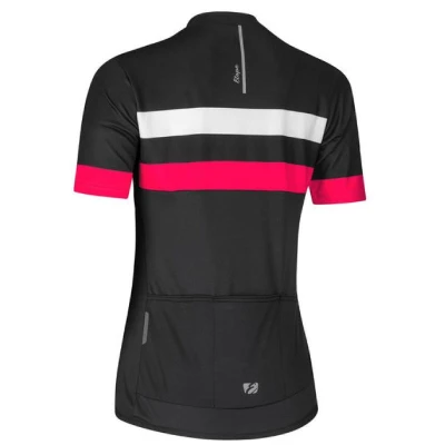 Etape Clara 2.0 cyklistický dres černá-růžová