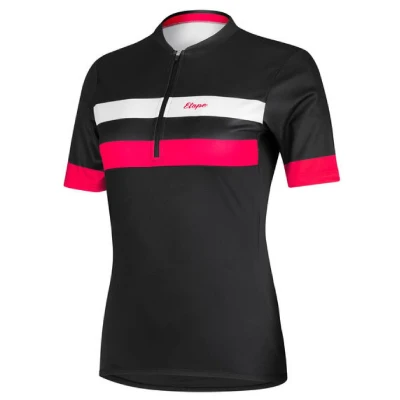 Etape Clara 2.0 cyklistický dres černá-růžová