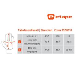 Etape Cover rukavice černá