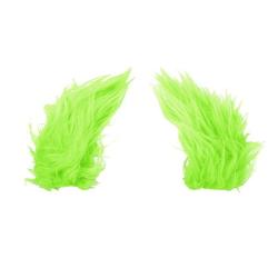 Etape Funny Kit dekorácia na prilbu fluo zelená