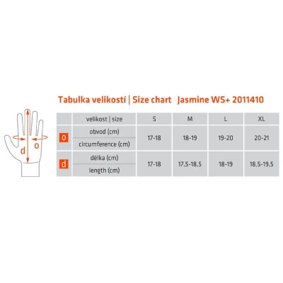 Etape Jasmine WS+ dámské rukavice černá