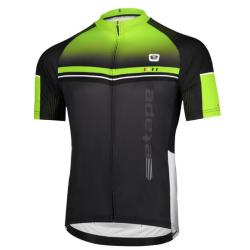 Etape Maestro cyklistický dres čierna-žltá fluo