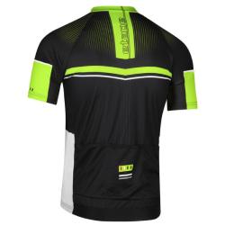 Etape Maestro cyklistický dres čierna-žltá fluo