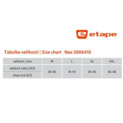 Etape Neo návleky na tretry černá