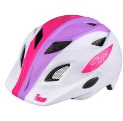 Etape Pluto Light dětská cyklistická helma bílá-lila