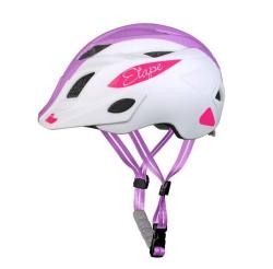 Etape Pluto Light dětská cyklistická helma bílá-lila