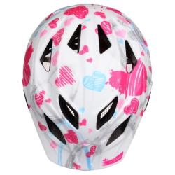 Etape Pluto Light dětská cyklistická helma bílá-růžová POUZE S-M 52-56 cm (VÝPRODEJ)