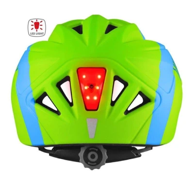 Etape Pluto Light dětská cyklistická helma zelená-modrá mat
