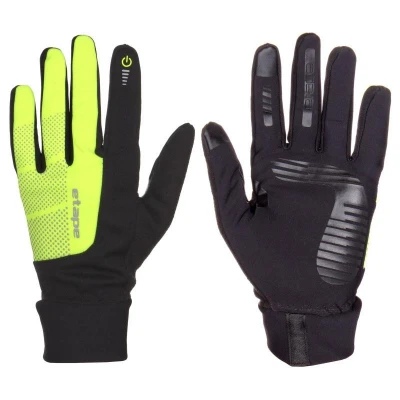 Etape Skin WS+ sportovní rukavice černá-žlutá fluo POUZE XL (VÝPRODEJ)