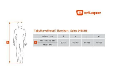 Etape Spine chránič páteře černá
