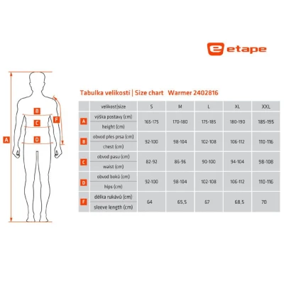 Etape Warmer antracitová pánská mikina