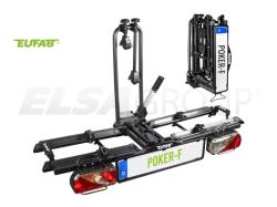 Eufab Poker-F - 2 kola, nosič kol na tažné zařízení + adaptér el. přípojky zdarma Eufab Poker-F - 2 kola, nosič kol na tažné zařízení + adaptér el. přípojky zdarma