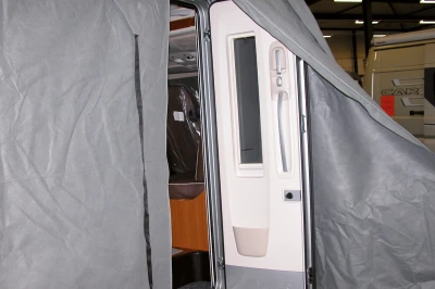 Eurotrail ochranná plachta na obytné auto 750-800 cm šedá