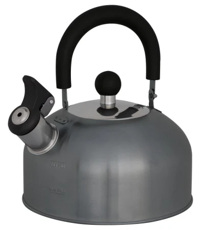 Eurotrail 1,5 l šedá pískací konvice