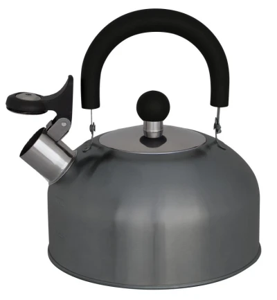 Eurotrail 1,5 l šedá pískací konvice