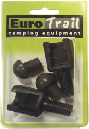 Eurotrail černé plastové součásti k podnožníkům