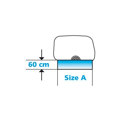 Eurotrail Protiprůvanová zástěna 350cm