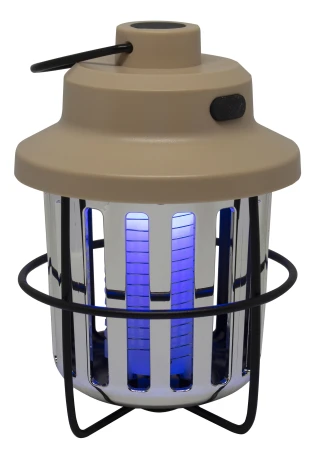 Eurotrail Retro lampa pro hubení hmyzu béžová