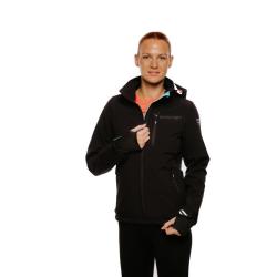 Everett ShellQa W black 2024 dámská softshellová bunda Everett ShellQa W black 2024 dámská softshellová bunda