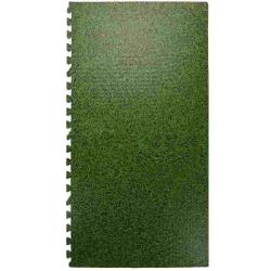 Excellent Pena podlaha puzzle sada 4 ks tráva